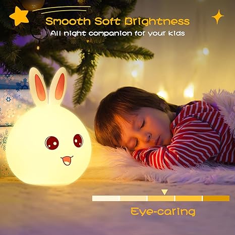 Children Night Lamp Silicone Touch Sensor LED Lamps